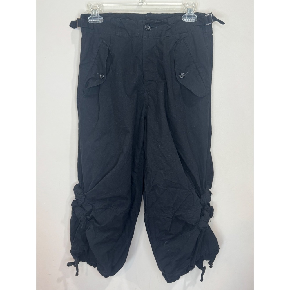 Comme des Garçons Black Knot Cargo Cropped Baggy Pants Sz S